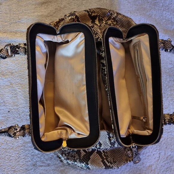 Stuart Weitzman Python Leather Shoulder Bag - Picture 3 of 10